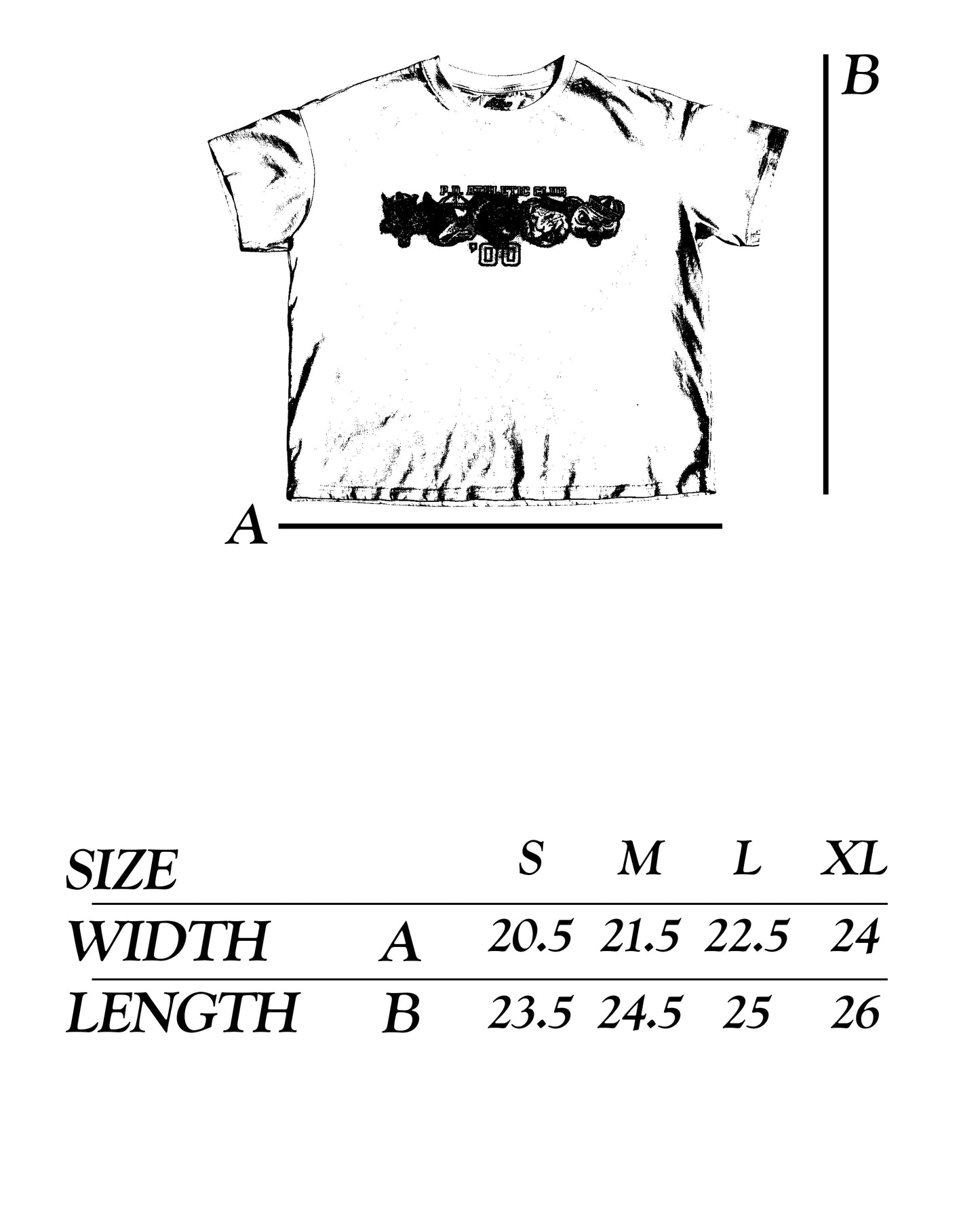 'Mascots' Slub Cotton T-Shirt