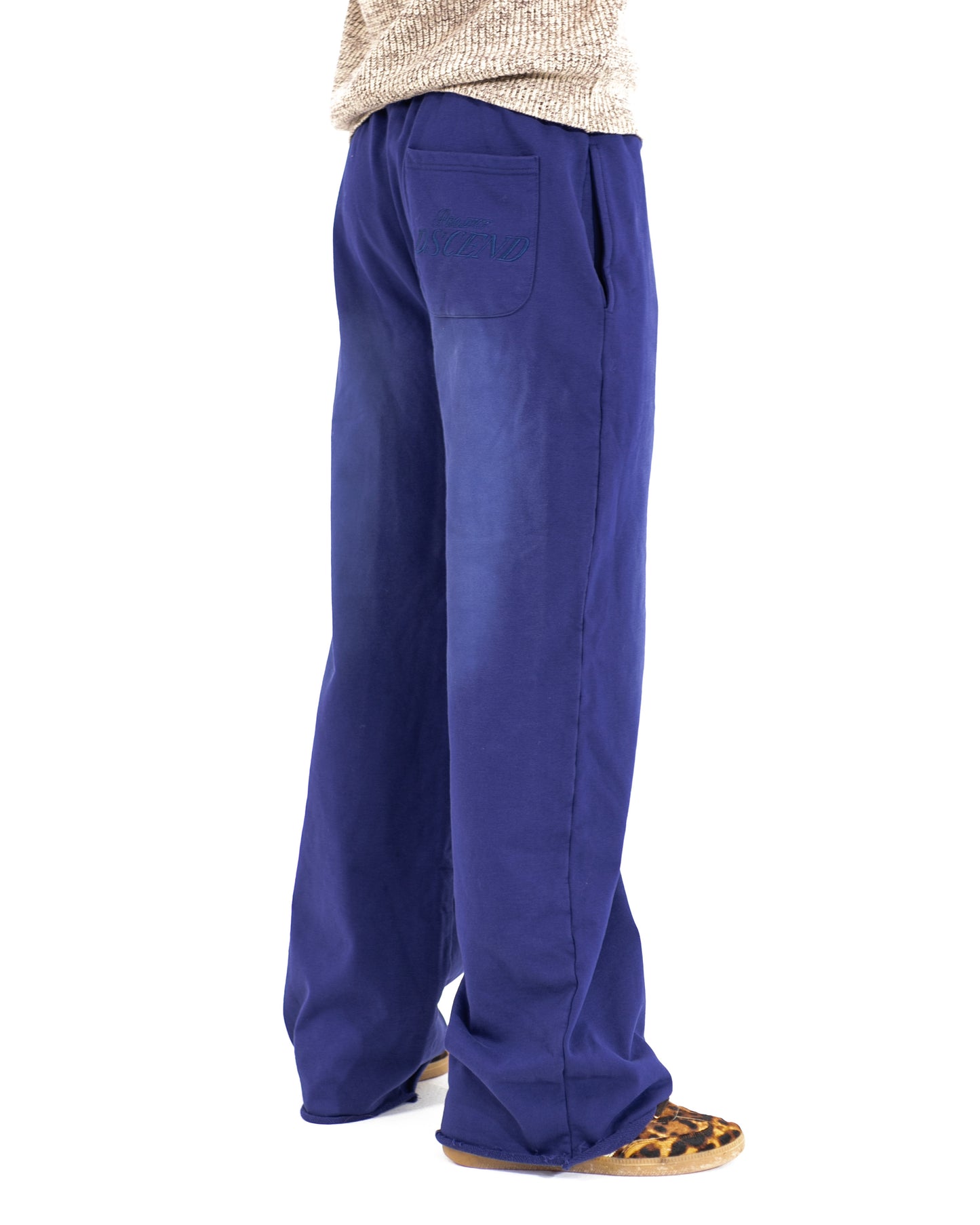 DSCEND Navy Wide-Leg Sweatpants