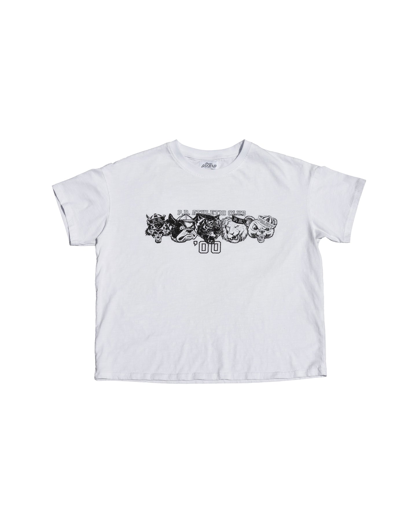 'Mascots' Slub Cotton T-Shirt