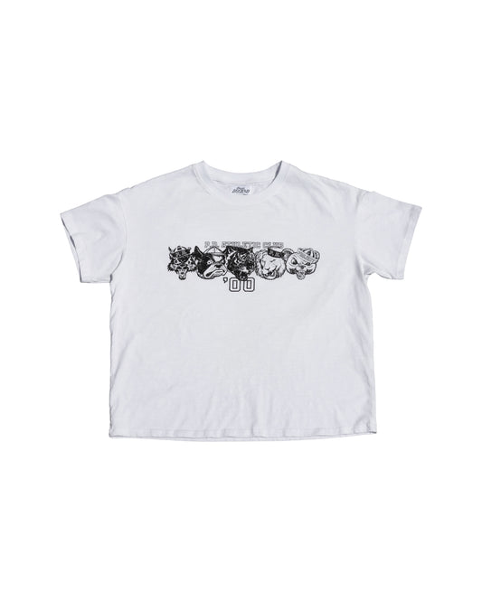 'Mascots' Slub Cotton T-Shirt