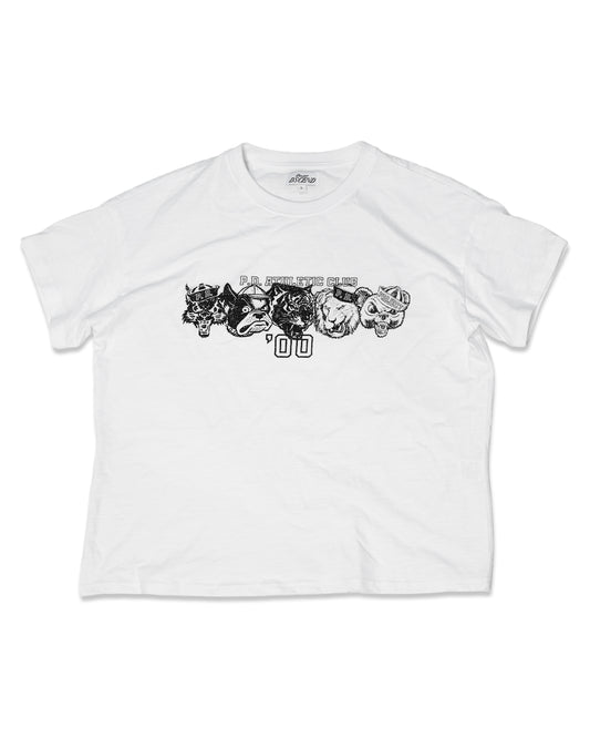 'Mascots' Slub Cotton T-Shirt